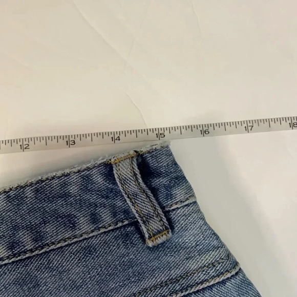 Newport News jeanology collection Denim shorts Jean shorts Vintage Size 12 - Picture 6 of 8